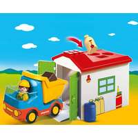 Playmobil® Playmobil 70184 1.2.3 Teherautó formaválogató garázzsal