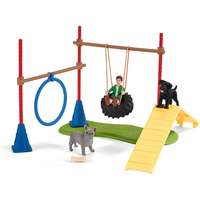 Schleich Schleich 42536 Kutyafuttató francia bulldoggal és törpe schnauzerrel