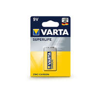 Varta VARTA Superlife Zinc-Carbon 6F22 / 9V elem - 1 db/csomag