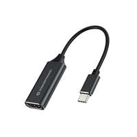Conceptronic Conceptronic átalakító - ABBY03B (USB-C 3.2 to HDMI, 4K/30Hz, aluminium, fekete)