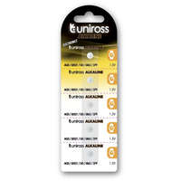 Uniross Uniross LR521, AG0, LR63 1,5V alkáli gombelem 5db/csomag