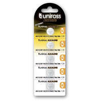 Uniross Uniross LR43/AG12 1,5V alkáli gombelem 5db/csomag
