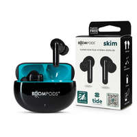 Boompods Boompods TWS Bluetooth sztereó headset v5.3 + töltőtok - Boompods Skim Ocean TWS with Charging Case - fekete