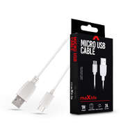 Maxlife Maxlife USB - micro USB adat- és töltőkábel 1 m-es vezetékkel - Maxlife Micro USB Cable - 5V/2A - fehér