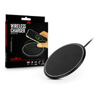 Maxlife Maxlife Qi univerzális vezeték nélküli töltő állomás - 5V/2A - 10 W - Maxlife MXWC-02 Wireless Charger - Qi szabványos - fekete