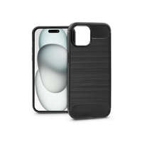 Haffner Apple iPhone 15 Plus szilikon hátlap - Carbon - fekete