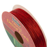 Family Family Fényes dekor zsinór - 10 m - piros (58569A)