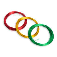 Family Family Karácsonyi dekor drót - fényes - 3 x 10 m - 3 féle / csomag (58572)