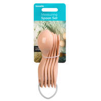 Bewello Bewello Mérőkanál szett - műanyag - különböző méretben - 5 db / csomag (57557P)
