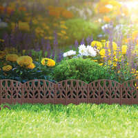 Garden of Eden Garden of Eden Virágágyás szegély / kerítés - 16 x 15 cm - barna - 20 db / csomag (11468N)