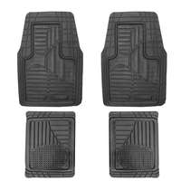 Carguard Carguard Univerzális autós gumiszőnyeg szett - 72 x 47 cm, 71 x 43,5 cm - PVC - fekete (55835B)