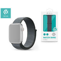 Devia Apple Watch szövet sport szíj - Devia Deluxe Series Sport3 Band - 38/40/41 mm - storm gray