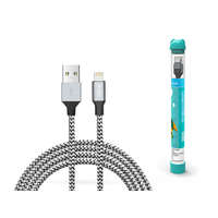 Devia Devia USB - Lightning töltő- és adatkábel 1 m-es vezetékkel - Devia Tube Lightning USB 2.4A - ezüst/fekete