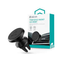 Devia Devia univerzális szellőzőrácsba illeszthető mágneses autós tartó - Devia Titan Series Magnet Car Mount - fekete