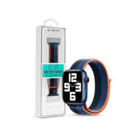 Devia Apple Watch szövet sport szíj - Devia Nylon Woven Braided Adjustable two-tone Watch Loop - 42/44/45/49 mm - pinch feather
