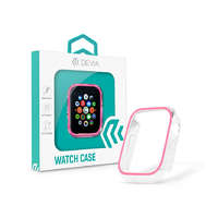 Devia Apple Watch szilikon védőtok - Devia Luminous Series Shockproof Case For iWatch - 44 mm - barack
