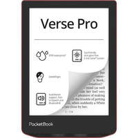 Pocketbook POCKETBOOK e-Reader - PB634 VERSE PRO Passion Red (6"E Ink Carta, Cpu: 1GHz,512MB,16GB,1500mAh, wifi,mSD, IPX8)
