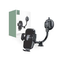 Tech-Protect Univerzális műszerfalra/szélvédőre helyezhető PDA/GSM autós tartó - Tech-ProtectUniversal Windshield Dashboard Car Mount V3W-D - fekete