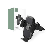 Tech-Protect Univerzális CD-lejátszóba illeszhető PDA/GSM autós tartó - Tech-Protect Universal CD Car Mount V3 - fekete