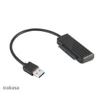 AKASA AKASA Akasa USB3.1 kábel 2,5" SATA SSD ÉS HDD adapter - 20cm - AK-AU3-07BK