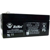Diamec Diamec DM12-3.3 12V 3.3Ah zselés ólom akkumulátor gondozásmentes