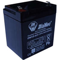 Diamec Diamec DM12-4.5 12V 4.5Ah zselés ólom akkumulátor gondozásmentes