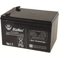 Diamec Diamec DM12-12 12V 12Ah zselés ólom akkumulátor gondozásmentes