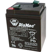 Diamec Diamec DM6-4.5 6V 4.5Ah zselés ólom akkumulátor gondozásmentes