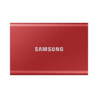 Samsung Samsung Külső SSD 500GB - MU-PC500R/WW (T7 external, piros, USB 3.2, 500GB)