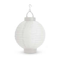 Garden of Eden Garden of Eden Szolár lampion - fehér - hidegfehér LED - 21 cm (11399F-WH)