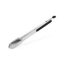 Grill csipesz - 34 cm - rozsdamentes acél - fekete (56302)