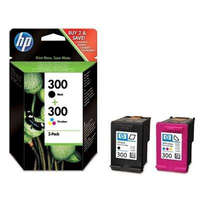 HP HP CN637EE No.300 fekete+színes eredeti tintapatron csomag