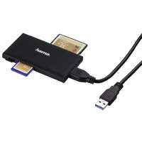 Hama Hama USB 3.0 SUPERSPEED SLIM MULTI kártyaOLVASÓ, FEKETE (181018)