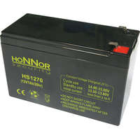 Honnor Honnor HS1270 12V 7Ah zselés ólom akkumulátor gondozásmentes