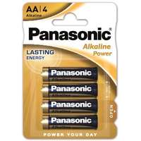 Panasonic Panasonic Alkaline Power AA ceruza 1.5V alkáli/tartós elemcsomag LR6APB-4BP