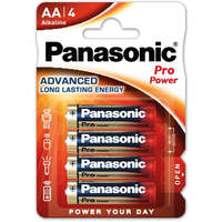 Panasonic Panasonic Pro Power AA ceruza 1.5V szupertartós alkáli elemcsomag LR6PPG-4BP