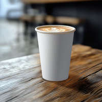 Papírpohár - 180 ml - fehér (PP-WH180)