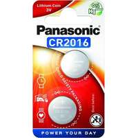 Panasonic Panasonic CR2016L/2BP lítium gombelem (2 db / bliszter)