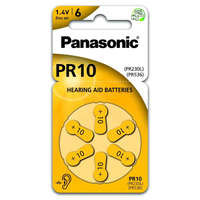 Panasonic Panasonic PR10L/6LB cink-levegő elem, PR230/PR536 (6 db / bliszter)