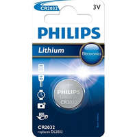 Philips Philips CR2032/01B gombelem lítium 3.0v 1-bliszter (20.0 x 3.2)