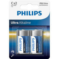 Philips Philips LR14E2B/10 elem ultra alkali c 2-bliszter