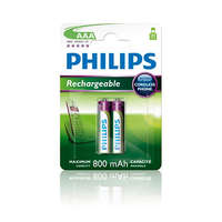 Philips Philips R03B2A80/10 elem tölthető aaa 800 mah 2-bliszter