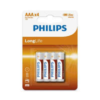 Philips Philips R03L4B/10 elem longlife aaa 4-bliszter