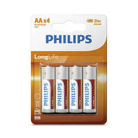 Philips Philips R6L4B/10 elem longlife aa 4-bliszter