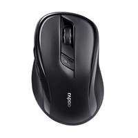 Rapoo Rapoo M500 Bluetooth 3.0/4.0 + 2.4GHz vezeték nélküli egér - fekete (184535)
