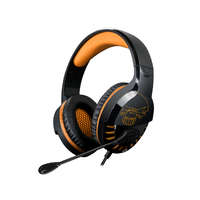 SPIRIT OF GAMER Spirit of Gamer Fejhallgató - PRO-H3 (MultiPlatform, mikrofon, 3.5mm jack, hangerőszabályzó, 2m kábel, narancssárga)