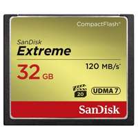 SanDisk SanDisk Extreme CompactFlash 32 GB memóriakártya (124093) SDCFXSB-032G-G46