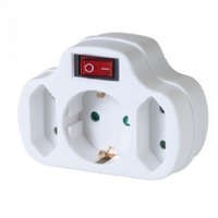 Somogyi Somogyi NVK3WH 3-AS fehér kapcsolós aljzat