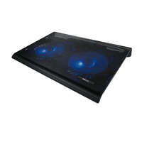 Trust Trust Notebook Hűtő Pad - Azul (USB-ről működő 2x ventilátor; 17,3"-ig; USB port; fekete)