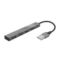 TRUST TRUST 23786 trust usb hub - halyx mini (4port usb2.0; aluminium)